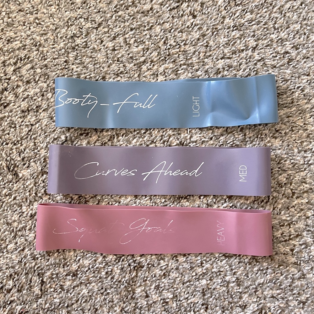 Set of 3 Workout Resistance Bands